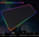 Mouse Pad Gamer Grande Speed com Borda LED RGB 7 Cores à Prova d’Água 300mm x 800mm