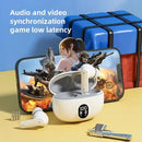Fones de Ouvido TWS Sem Fio para Jogos – Bluetooth com Microfone, Redução de Ruído e Som de Alta Fidelidade para Smartphones