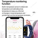 Nova Smartband 2026 com Monitor de Temperatura Corporal, Ácido Úrico, Lipídios no Sangue, Pressão Arterial e Frequência Cardíaca, Pulseira Inteligente à Prova d’Água para Homens