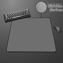 Mouse Pad Speed Preto Cor Sólida, Base Antiderrapante de Alta Elasticidade — Premium E-Sports, Superfície Ultrafina Deskmat